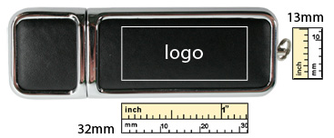 the logo size of Prestige USB Flash Drive