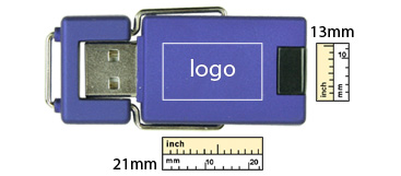the logo size of Billboard USB Flash Drive