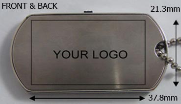the logo size of slim metal retractable usb flash drive
