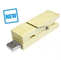 Picture of Wood Clothespin USB Flash Drive