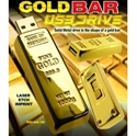 Picture of Golden Bar USB Flash Drive 