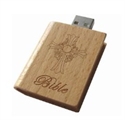 Picture of Wooden Bible USB Flash Drive